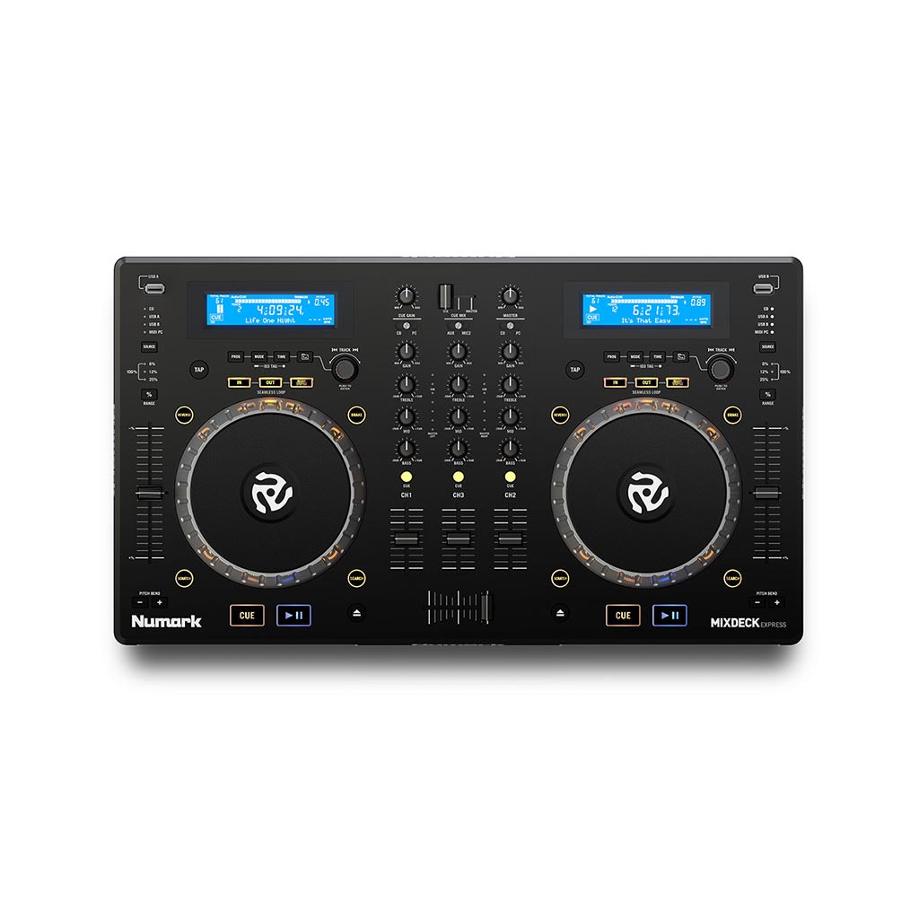 DJ機材 mina Numark MixdeckExpress 2 Channel DJ Controller With CD/USB