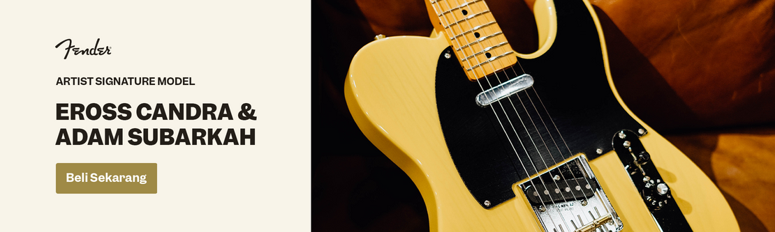 Fender Japan Artist Signature Eross Candra & Adam Subarkah | Swee Lee Indonesia