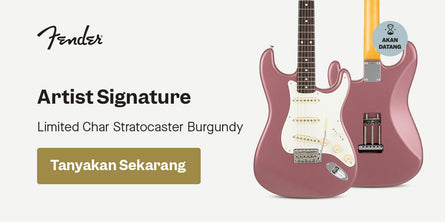 Fender Limited Char Stratocaster Burgundy | Swee Lee Indonesia