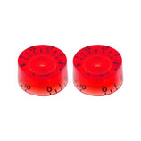 Allparts PK-0130 Vintage-style Speed Knobs, Red, Set of 2