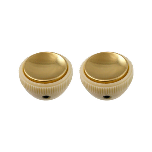 Allparts PK-3280-000 Vintage Hofner Style Tea Cup Knobs, Set of 2