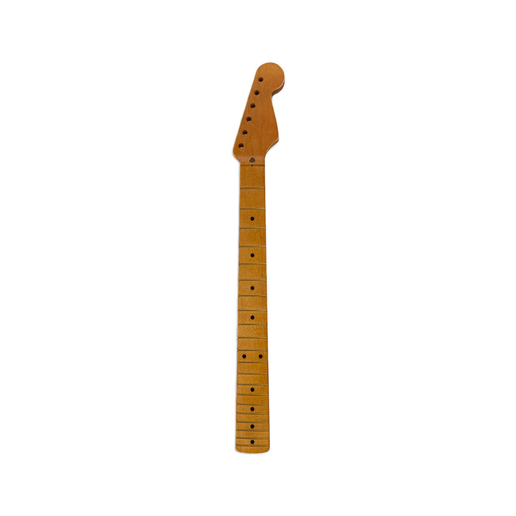 今週末までAllParts Neck Stratocaster Type Allparts Select AAA+ Roasted Flame Maple Replacement Strat Neck