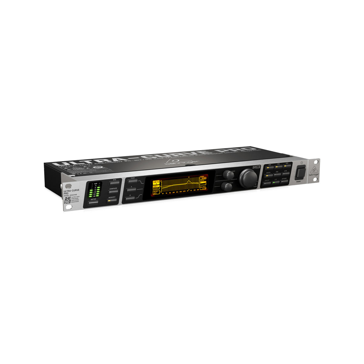 Behringer Ultracurve Pro DEQ2496 2-channel Equalizer and Behringer Ultracurve Pro DEQ2496 2-channel Equalizer and