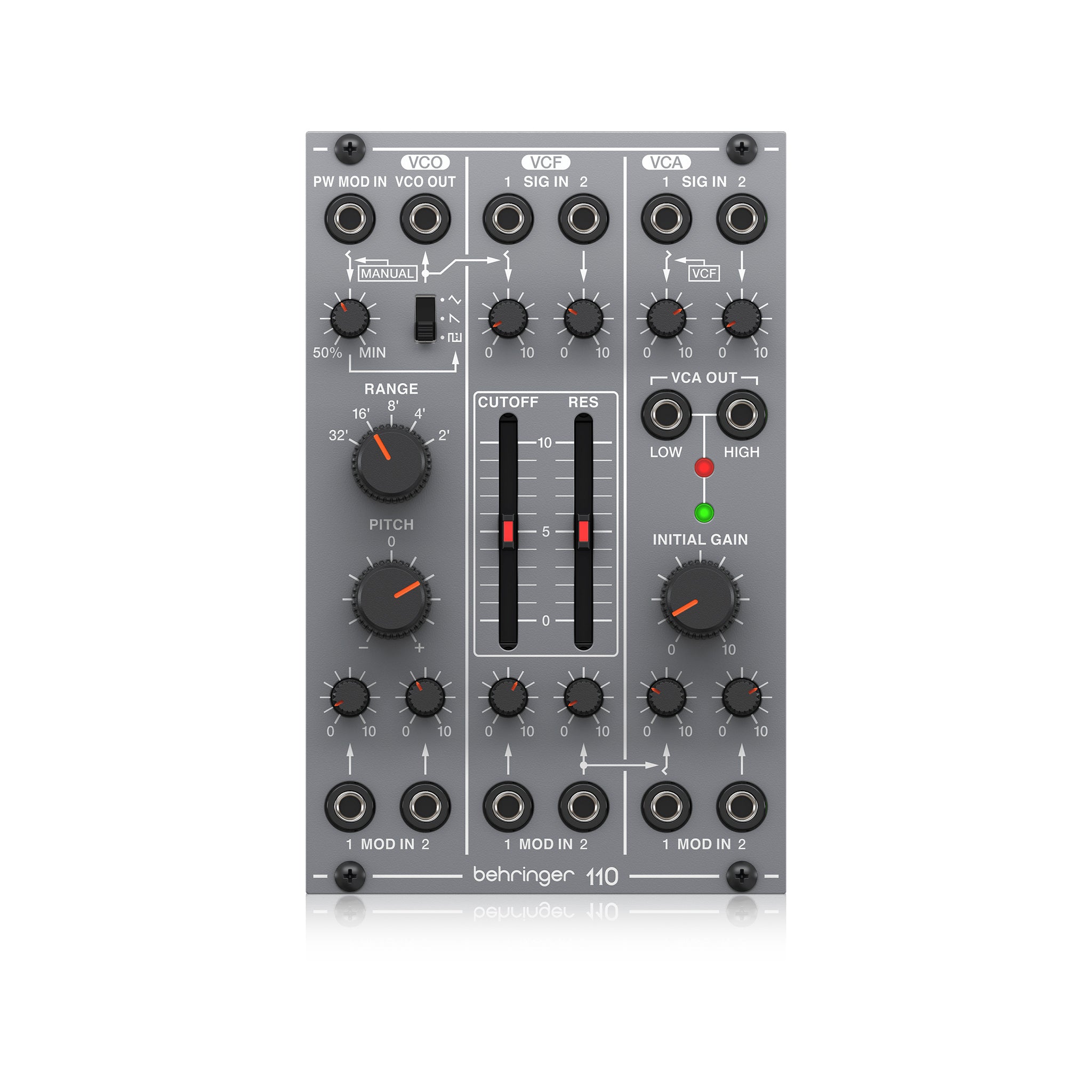 Behringer 110 VCO/VCF/VCA Eurorack Module – Swee Lee Indonesia