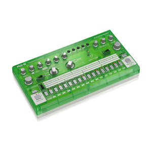Behringer RD-6-LM Analog Drum Machine, Green Translucent