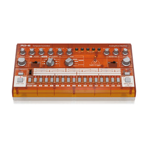 Behringer RD-6-TG Analog Drum Machine, Orange Translucent