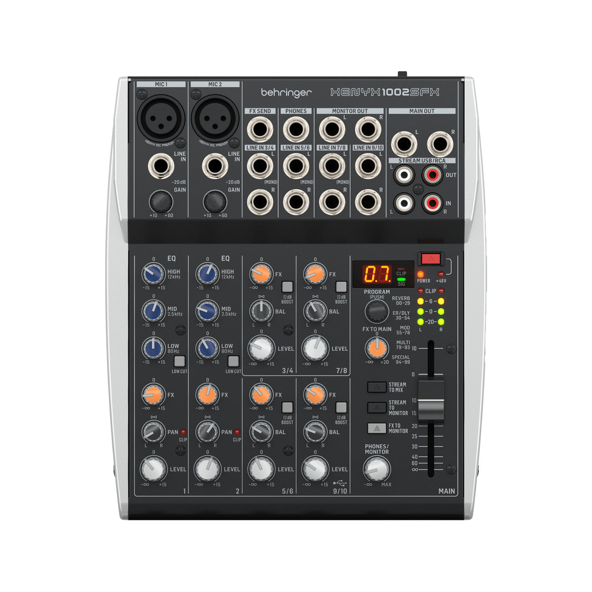 Behringer HENYX 1002SFX（極美品・新品同様） Behringer XENYX 1002SFX / XENYX 1202SFX | USBストリーミング