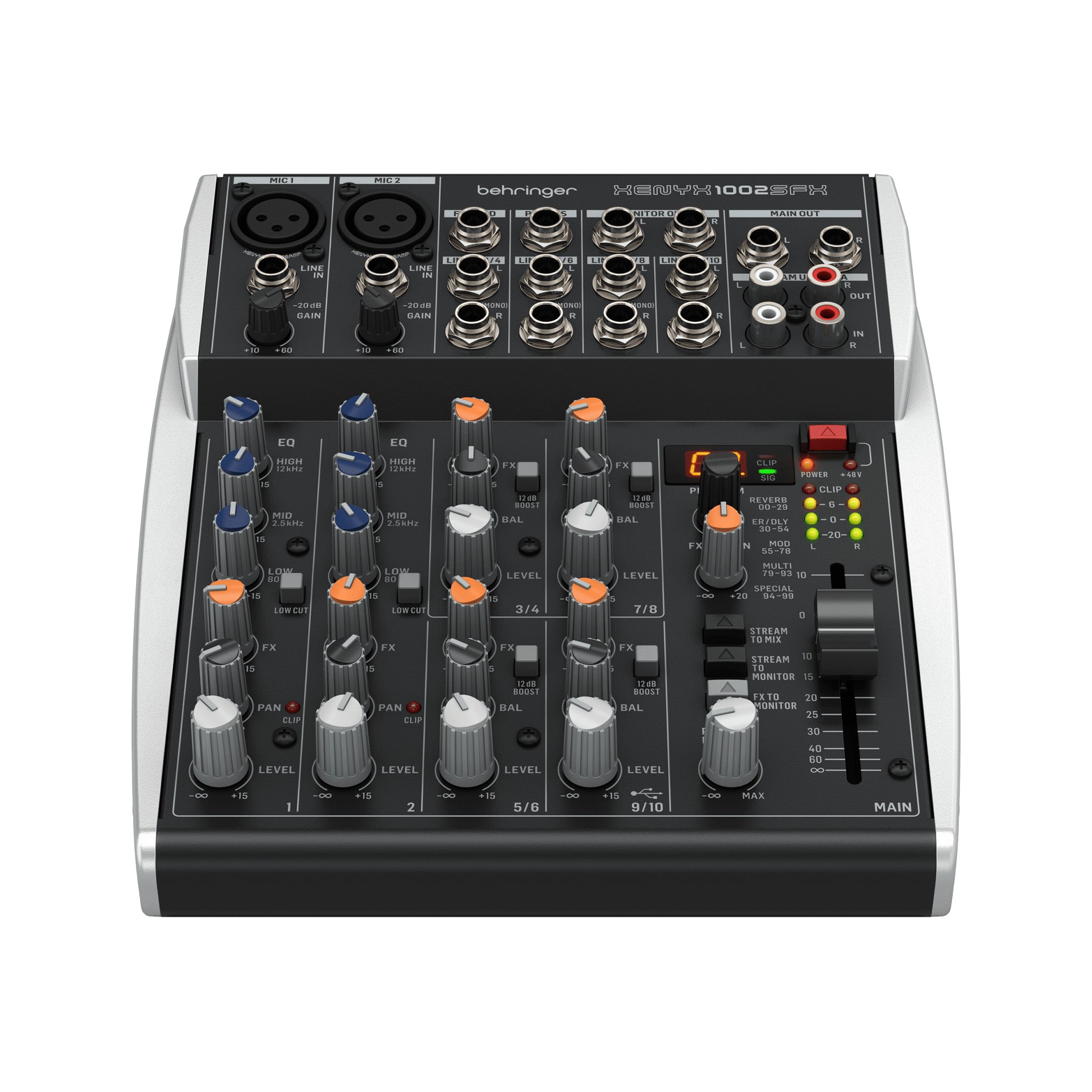 Behringer Xenyx 1002SFX 10-Channel Analog Mixer – Swee Lee