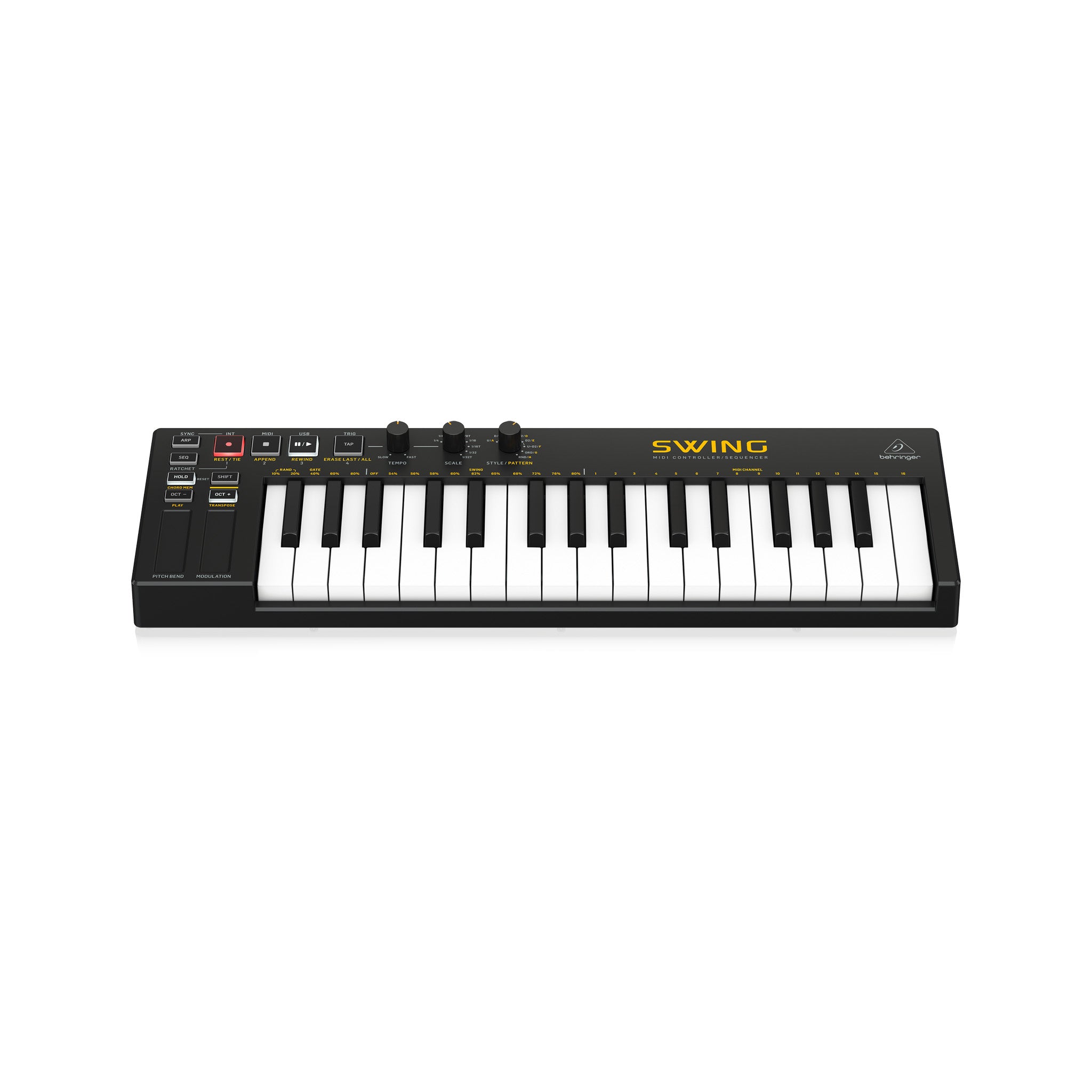 Behringer SWING 32-Key USB MIDI Controller – Swee Lee Indonesia