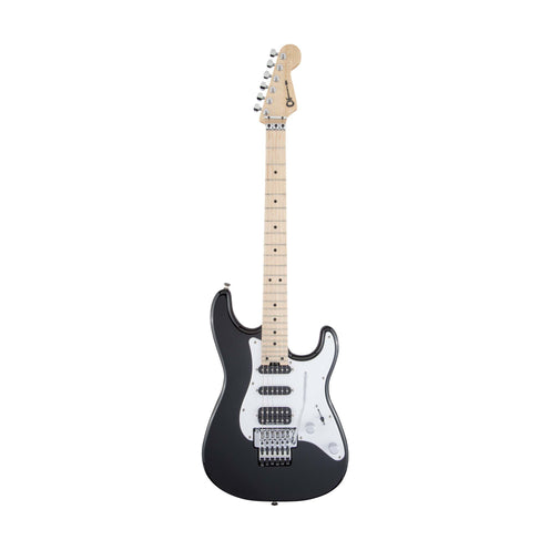 Charvel MJ SC1 24 HSS Electric Guitar w/Floyd Rose, Maple FB, Black