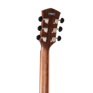 Cort Core-DC All Mahogany Acoustic Guitar w/Deluxe Soft Case, Open Pore Black Burst