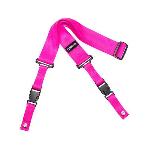 DiMarzio DD2200PK Nylon ClipLock Quick Release 2Inch Guitar Strap, Pink