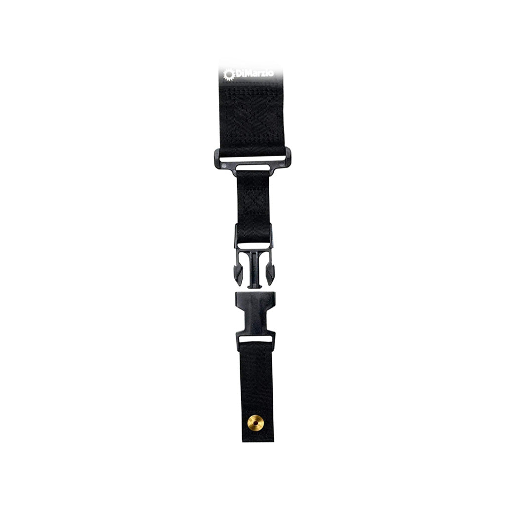 DiMarzio DD2300BK Elastic ClipLock Guitar Strap, Black