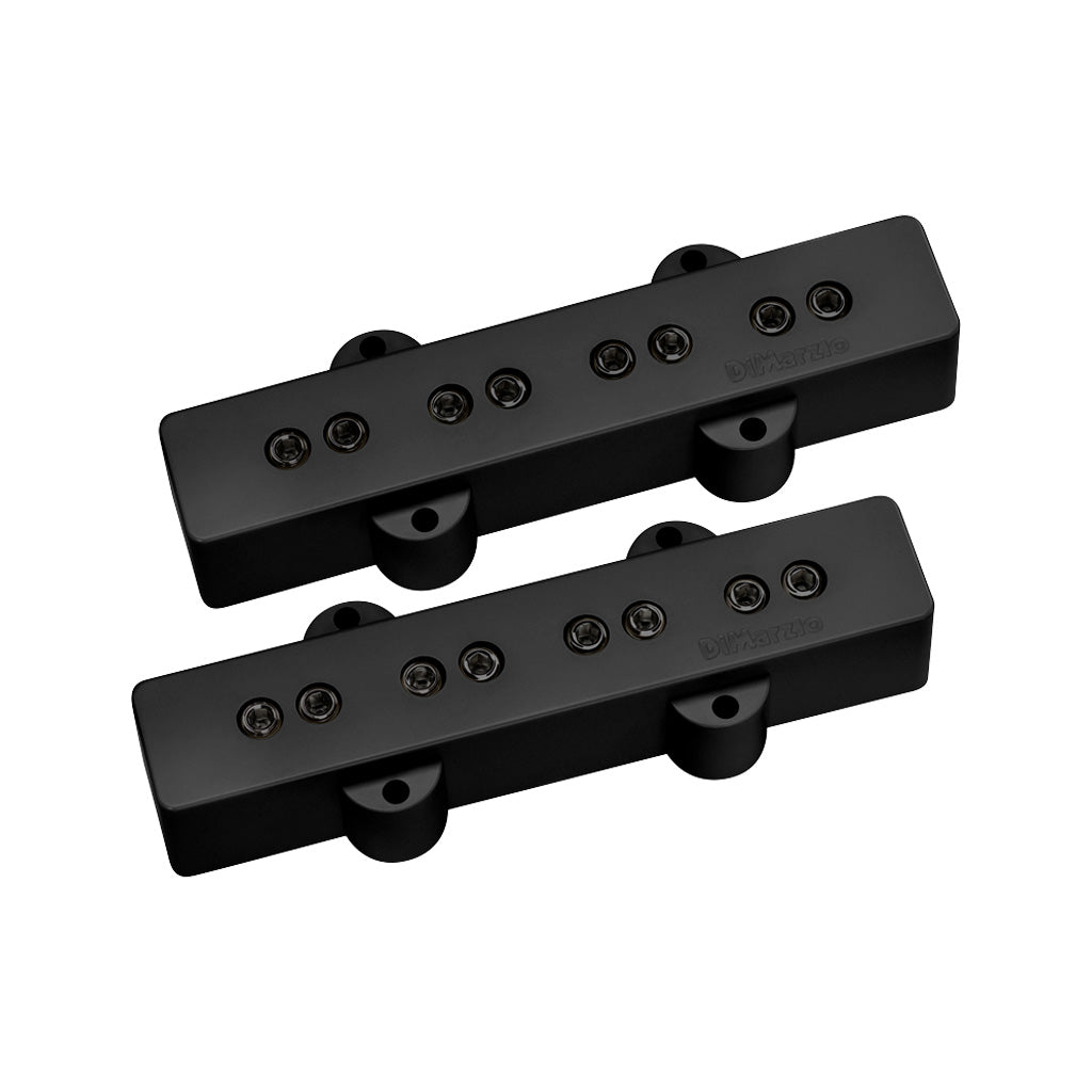 DiMarzio DP123BK Model J Neck/Bridge Bass Pickup Set, Black – Swee
