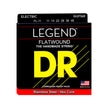 DR Strings FL-11 Legend Polished Flatwound Electric Guitar Strings, Medium Light, 11-48