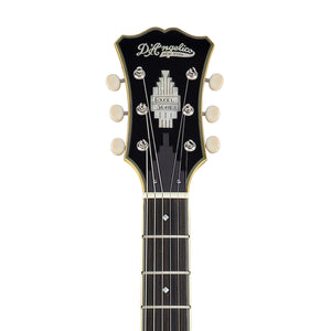 D'Angelico Excel Mini DC Tour Semi-Hollowbody Electric Guitar, Black