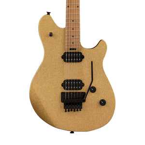 EVH Wolfgang WG Standard Electric Guitar, Baked Maple FB, Gold Sparkle