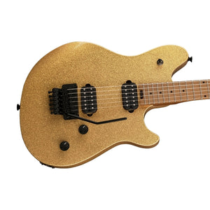 EVH Wolfgang WG Standard Electric Guitar, Baked Maple FB, Gold Sparkle