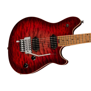 EVH Wolfgang Special QM Electric Guitar, Baked Maple FB, Sangria