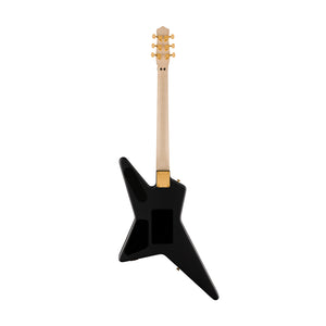 EVH Star Limited Electric Guitar, Ebony FB, Stealth Black with Gold Hardware