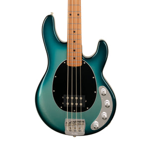 Ernie Ball Music Man StingRay Special Bass Guitar, Maple FB, Frost Green Pearl