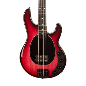 Ernie Ball Music Man StingRay Special Bass Guitar, Ebony FB, Raspberry Burst