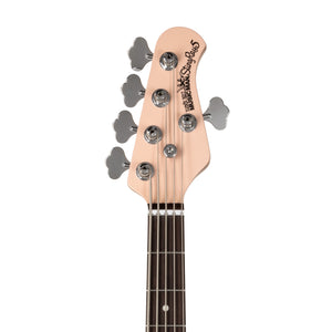 Ernie Ball Music Man StingRay Special 5 H Bass Guitar, RW FB, Pueblo Pink