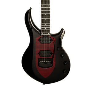 Ernie Ball Music Man John Petrucci Majesty 6 Electric Guitar, Ebony FB, Sanguine Red