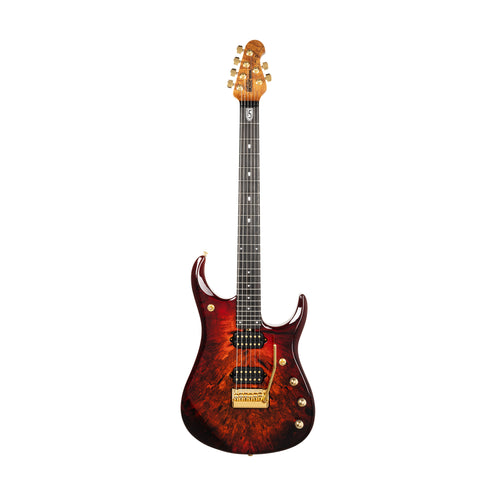 Ernie Ball Music Man BFR John Petrucci JP15 Electric Guitar w/Gold Hardware, Ebony FB, Solar Flare