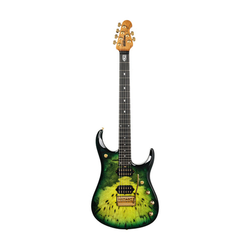 Ernie Ball Music Man BFR John Petrucci JP15 Electric Guitar w/Gold Hardware, Ebony FB, Toxic Sludge