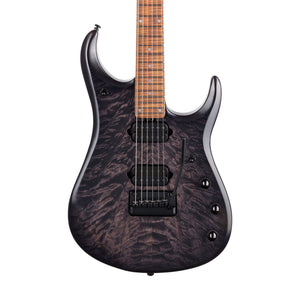 Ernie Ball Music Man John Petrucci JP15 Electric Guitar, Maple FB, Trans Black Burst Quilt