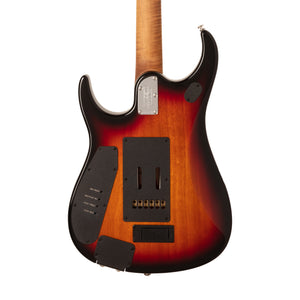 Ernie Ball Music Man JP15 Electric Guitar, Maple FB, Tiger Eye Quilt