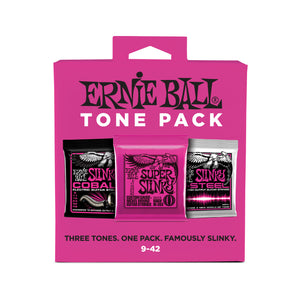 Ernie Ball Super Slinky Electric Tone Pack Guitar Strings, 9-42