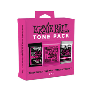 Ernie Ball Super Slinky Electric Tone Pack Guitar Strings, 9-42