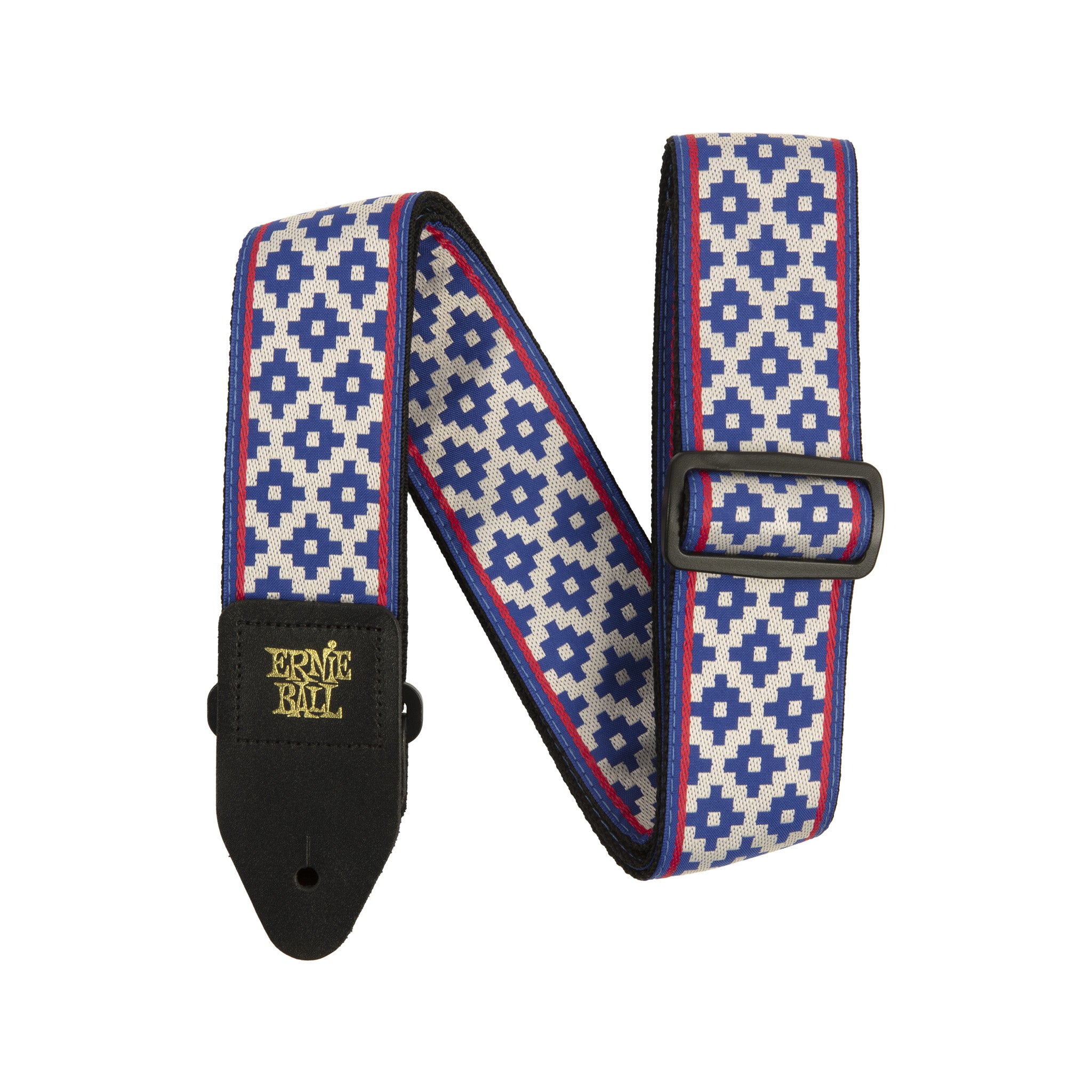 Ernie Ball Jacquard Guitar Strap, Blue Crux