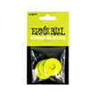 Ernie Ball Rubber Strap Blocks, 4-Pack, Green