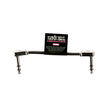 Ernie Ball 3 inch Single Flat Ribbon Stereo Patch Cable, Black