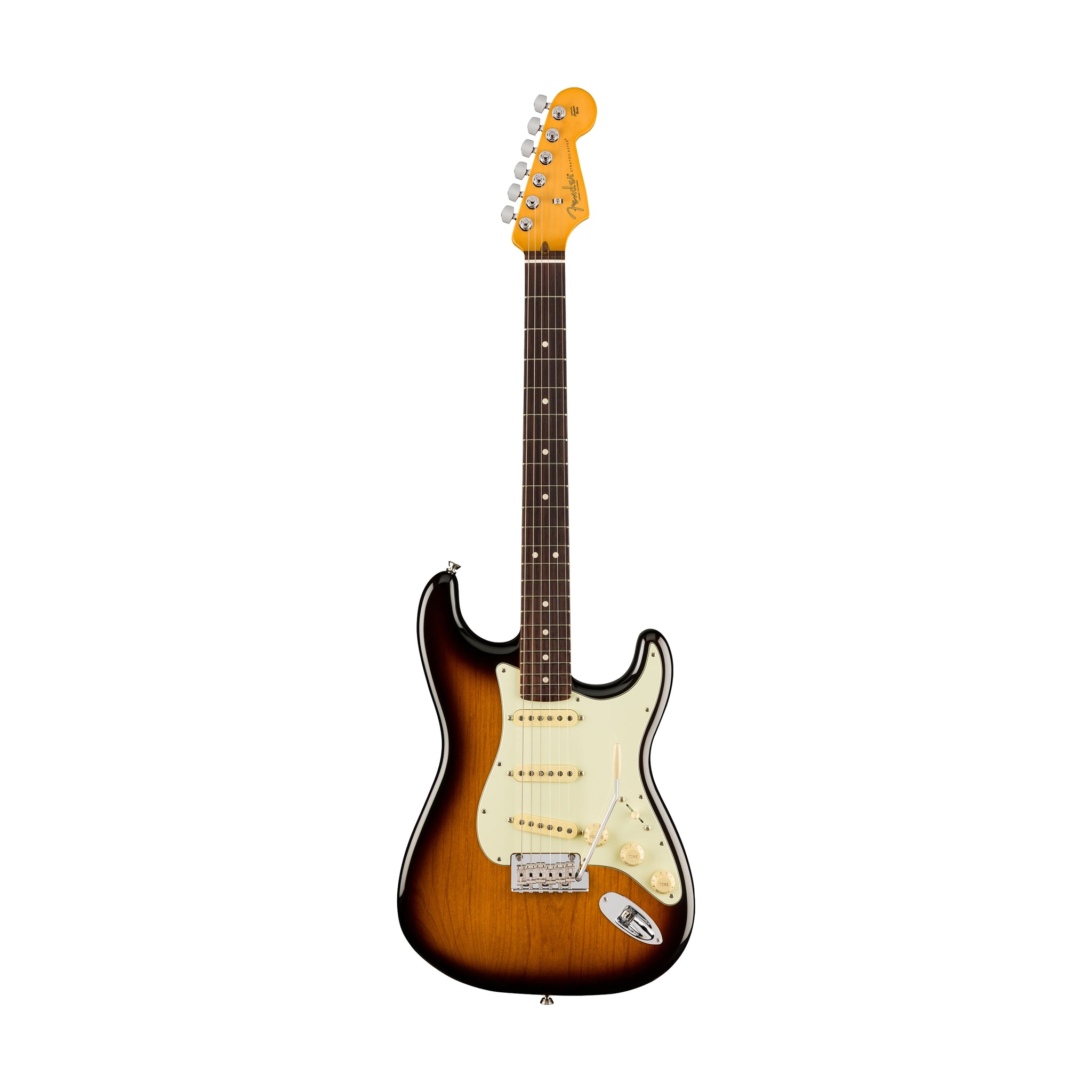 Fender American Professional II Stratocaster Electric Guitar, RW FB, Anniversary 2-Tone Sunburst