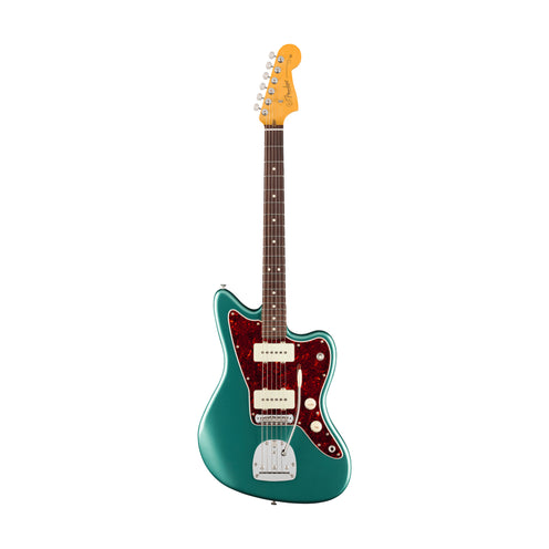 Fender American Professional Classic Jazzmaster Guitar, RW FB, Faded Sherwood Green Metallic