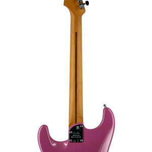 Fender FSR American Ultra Stratocaster Electric Guitar, Ebony FB, Bubble Gum Metallic