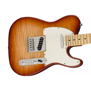 Fender Limited Edition Player Plus Top Telecaster Electric Guitar, MP FB, Sienna Sunburst (B-Stock)