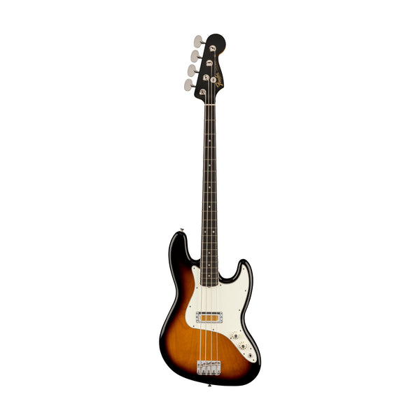 Fender Gold Foil Jazz Bass 4-String Bass Guitar, Ebony FB, 2