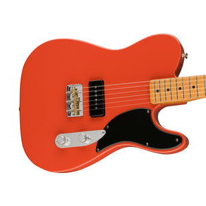 Fender Noventa Telecaster Electric Guitar, Maple FB, Fiesta Red (B-Stock)
