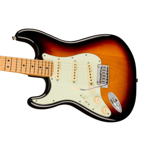 Fender Player Plus Stratocaster Left-Handed Electric Guitar, Maple FB, 3-Color Sunburst