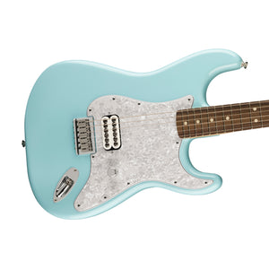 Fender Limited Edition Tom DeLonge Stratocaster Electric Guitar, RW FB, Daphne Blue