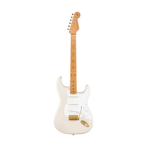 Fender FSR Vintera II 50s Stratocaster Electric Guitar, Maple FB, White Blonde w/Gold Hardware