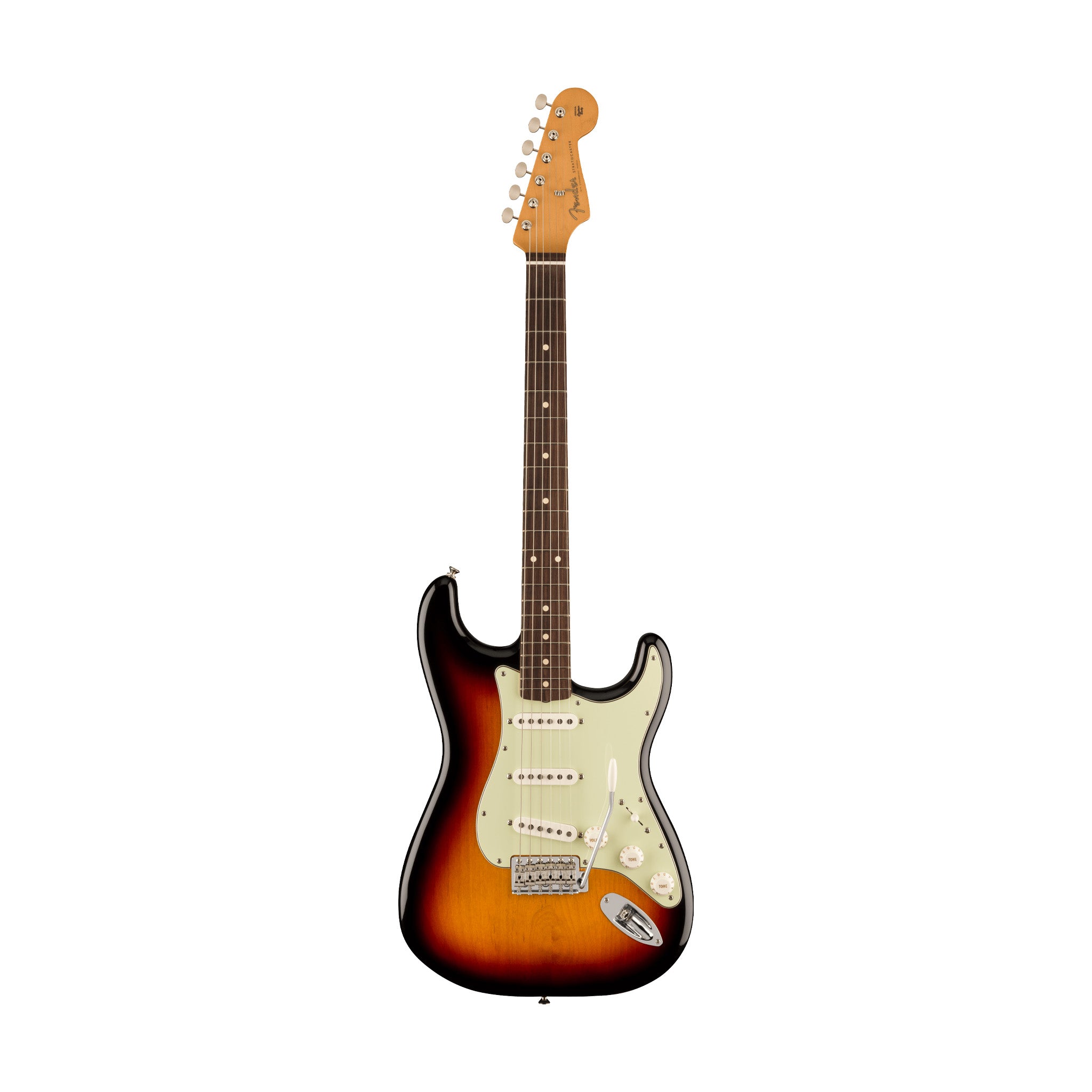 Fender Vintera II 60s Stratocaster Electric Guitar, RW FB, 3-Tone Sunburst