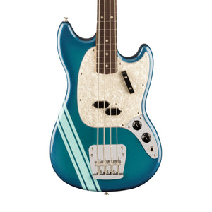 Fender Vintera II 70s Mustang Bass Electric Guitar, RW FB, Competition Burgundy