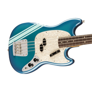 Fender Vintera II 70s Mustang Bass Electric Guitar, RW FB, Competition Burgundy