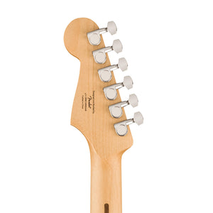 Squier FSR Sonic Stratocaster Electric Guitar w/Black Pickguard, Laurel FB, Arctic White